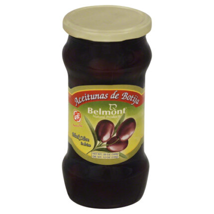 Belmont Olives Black In Brine 20 Fo