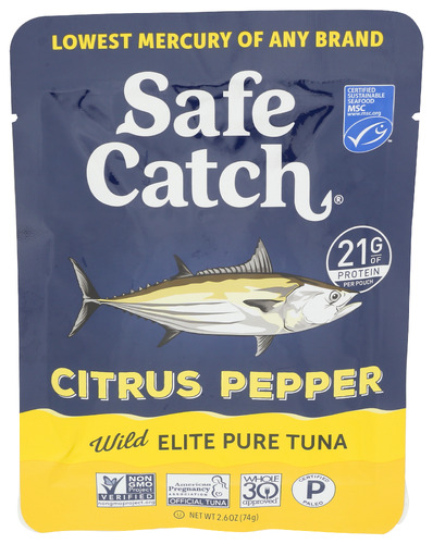 Safecatch Tuna Wild Elite Ctrs Pepr 2.60 Oz