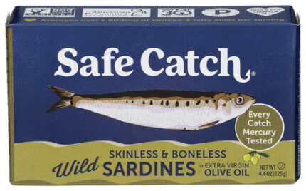 Safecatch Sardine Wild Blsl In Evoo 4.40 Oz