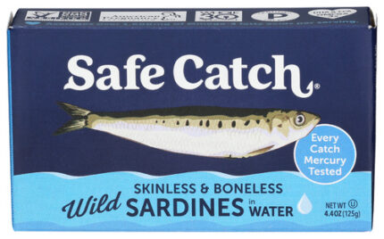 Safecatch Sardine Wild Blsl In Watr 4.40 Oz