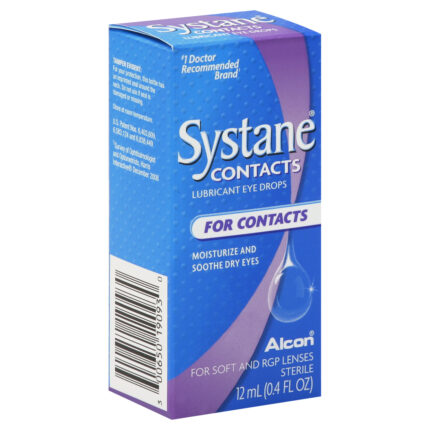 Systane, Contacts Lubricant Eye Drops, Case Of 6, 12 Ml