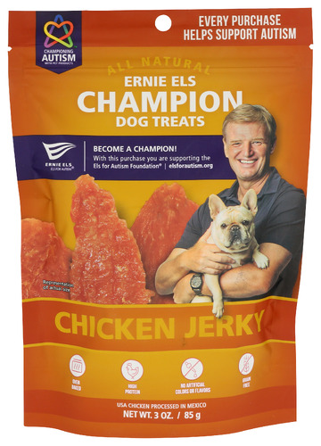 Ernie Els Dog Treat Jerky Chicken 3 Oz