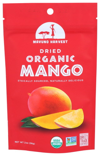 Mavuno Harvest Fruit Dried Mango Org 2 Oz