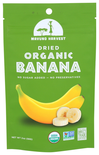 Mavuno Harvest Fruit Dried Banana Org 2 Oz
