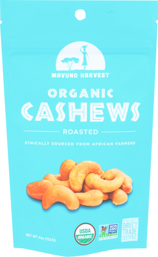Mavuno Harvest Nuts Chashew Rstd Org 4 Oz