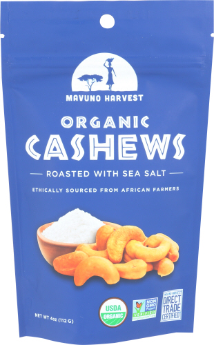 Mavuno Harvest Nuts Cashew Rstd Ssalt 4 Oz