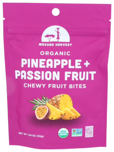 Mavuno Harvest Bite Fruit Pnaple Psn Frt 1.94 Oz