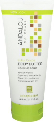 Andalou Naturals Body Butter Nrshng Kukui Cocoa 8 Oz