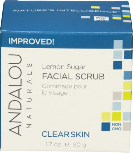 Andalou Naturals Face Scrub Lemon Sugar 1.70 Oz