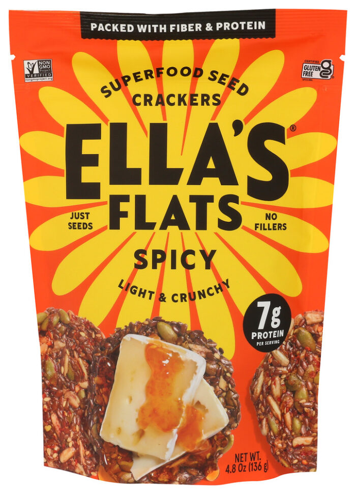 Ellas Flats Cracker Ellas Flats Spcy 4.80 Oz - Image 1