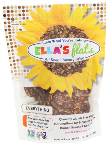 Ellas Flats Crackers Everything 4.80 Oz
