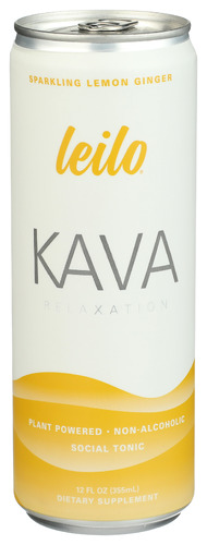 Leilo Kava Lemon Ginger Rtd 12 Fo