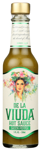De La Viuda Sauce Hot Green Pepper 5 Oz
