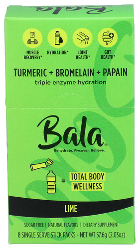 Bala Hydration Lime 8Pkt 2.03 Oz