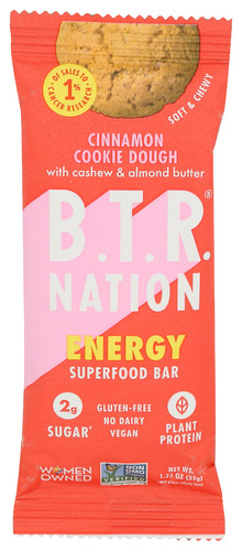 B T R Nation Bar Cinn Ckie Dgh Energy 1.23 Oz