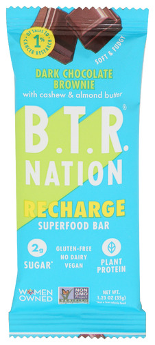 B T R Nation Bar Drk Choc Brwn Rchrge 1.23 Oz