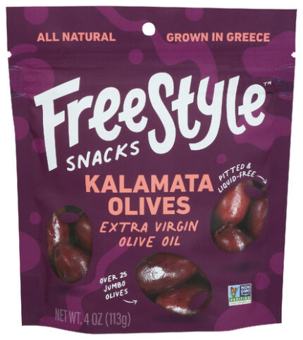Freestyle Snacks Olives Kalamata Xtra Vgn 4 Oz