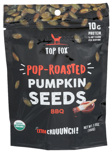 Top Fox Seeds Pop Rstd Pmkn Bbq 3.50 Oz