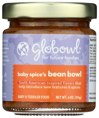 Globowl Bowl Bean Baby Spices 4 Oz