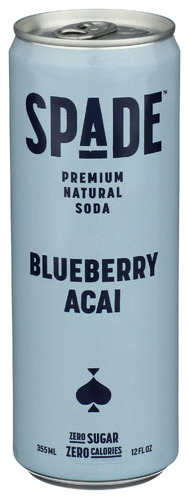 Spade Soda Blueberry Acai 12 Fo