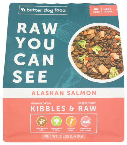 A Better Treat Food Dog Raw Salmon 3 Lb