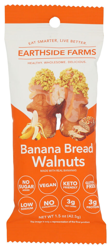 Earthside Farms Walnuts Banana Bread 1.50 Oz