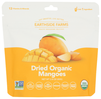 Earthside Farms Mangoes Dried 2.80 Oz