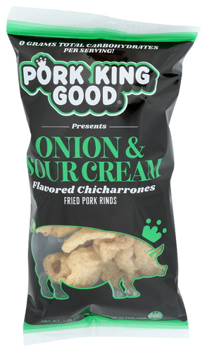 Pork King Good Rinds Pork Sour Crm Onion 1.75 Oz