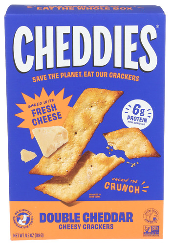 Cheddies Cracker Double Cheddar 4.20 Oz
