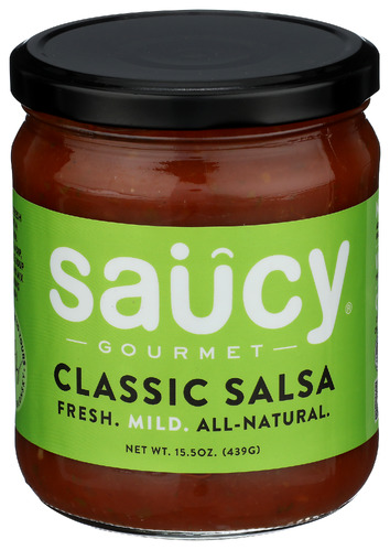 Saucy Gourmet Salsa Mild Classic 15.50 Oz