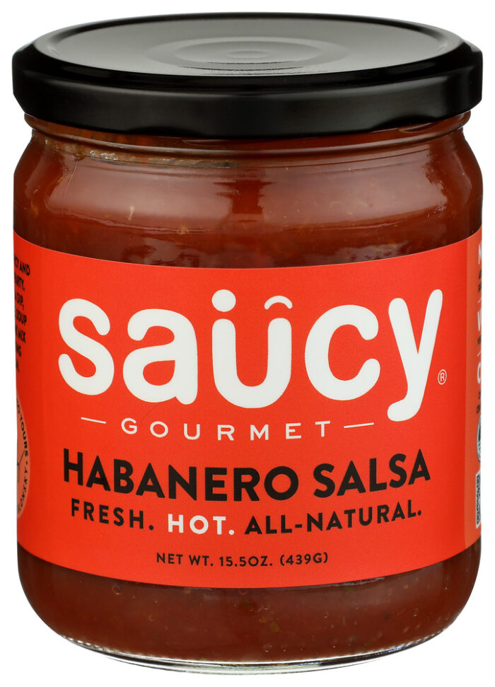 Saucy Gourmet Salsa Habanero 15.50 Oz - Image 1