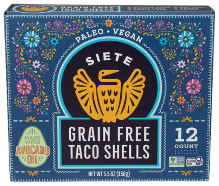 Siete Shells Taco Grain Free 5.50 Oz