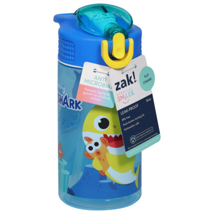 Zak Designs, Everyday Smiles Park Straw Bottle Pinkfong Baby Shark, Case Of 3, 1 Ct