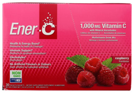 Ener Life Vitamin C Pkt Raspberry 30 Pc