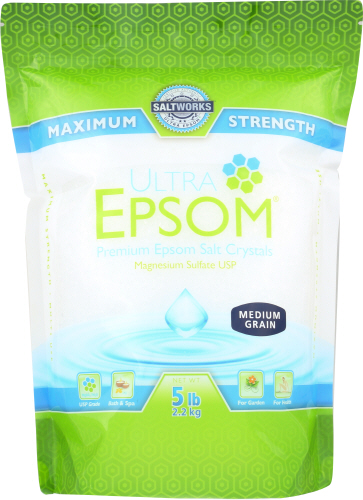 Saltworks Salt Epsom Med Grn 5Lb 1 Bg