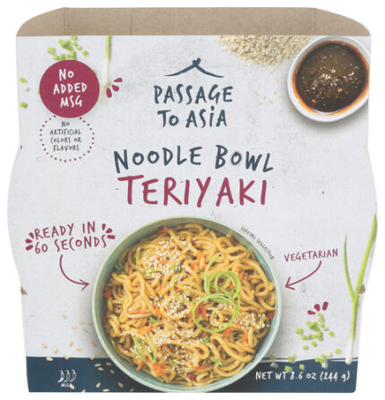 Passage Foods Noodle Bowl Teriyaki 8.60 Oz