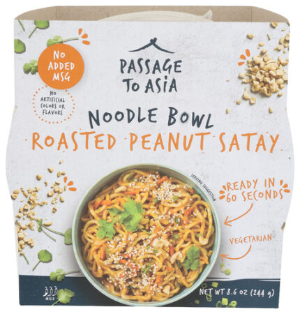 Passage Foods Noodle Bowl Peanut Satay 8.60 Oz