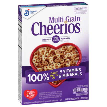 General Mills, Multi Grain Breakfast Cereal Gluten Free Whole Grain Oats, Case Of 12, 9 Oz