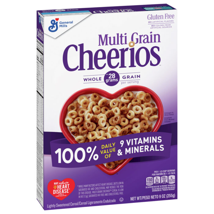 General Mills, Multi Grain Breakfast Cereal Gluten Free Whole Grain Oats, Case Of 12, 9 Oz - Image 1