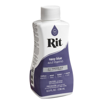 Rit Dye, Navy Blue For Fabric, Case Of 3, 8 Fl Oz
