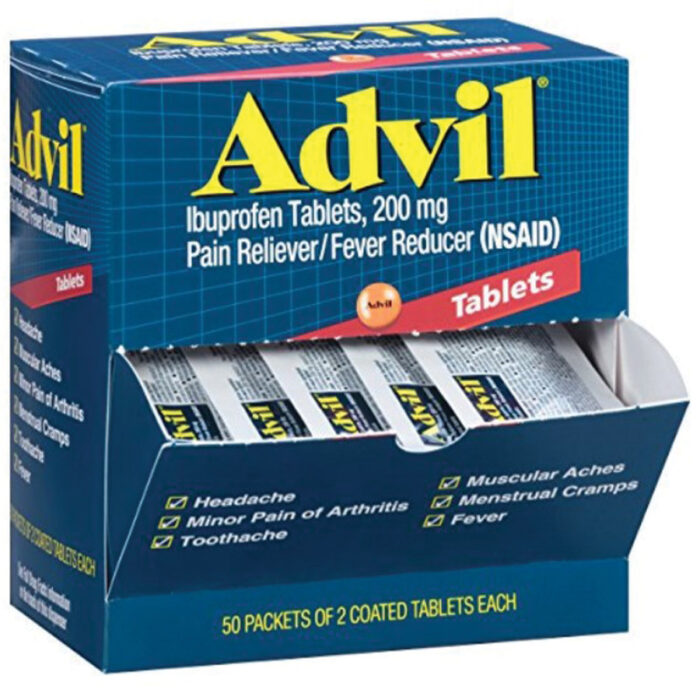 Advil Pain Releif 2 Ct Tablet Dispenser Box - Image 1