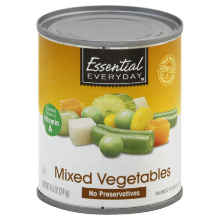 Essential Everyday, Mixed Vegetables, Case Of 12, 8.5 Oz