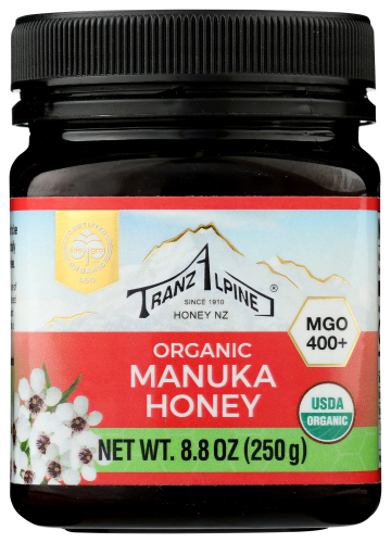 Tranzalpine Honey Manuka Org Mgo 400+ 8.80 Oz