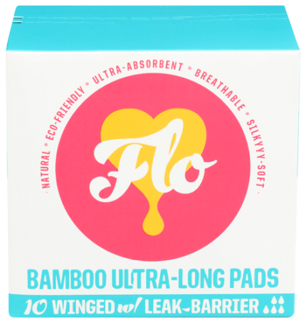 Flo Psds Bamboo Ultra Long 10 Pc