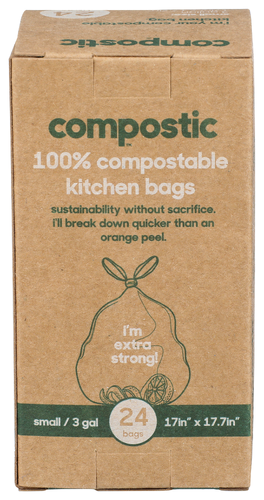 Compostic Bags Trash Cmps Ktc 3 Gl 24 Bg