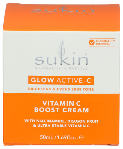 Sukin Cream Glow Boost Actve C 1.69 Fo