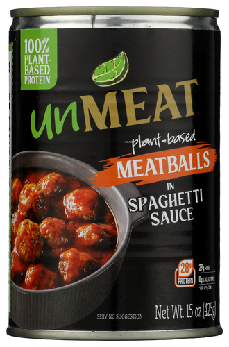 Unmeat Meatballs In Spght Sauce 15 Oz