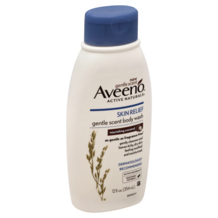Aveeno, Skin Relief Oat Body Wash With Coconut Scent Nourishing Coconut, Case Of 3, 12 Fl Oz