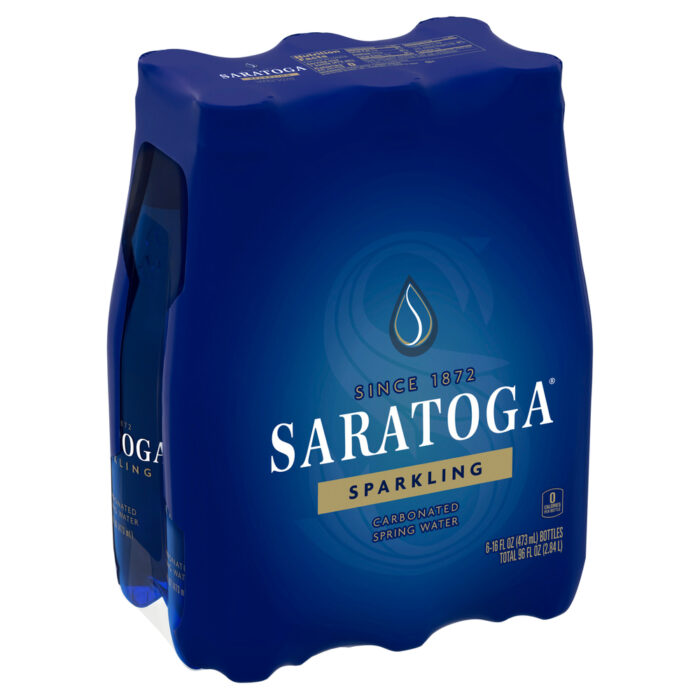 Saratoga, Sparkling Spring Water, Case Of 4, 96 Fl Oz - Image 1