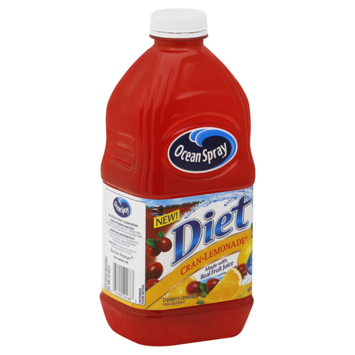 Ocean Spray, Diet Cran Lemonade Juice Drink, Case Of 8, 64 Fl Oz - Image 1